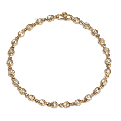 Diya 18ct Gold Uncut Polki Diamond Bracelet Diya 18ct Gold Uncut Polki Diamond Bracelet