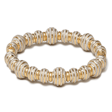 22ct Gold Rhodium Plated Sparkle Kada Bangle 22ct Gold Rhodium Plated Sparkle Kada Bangle