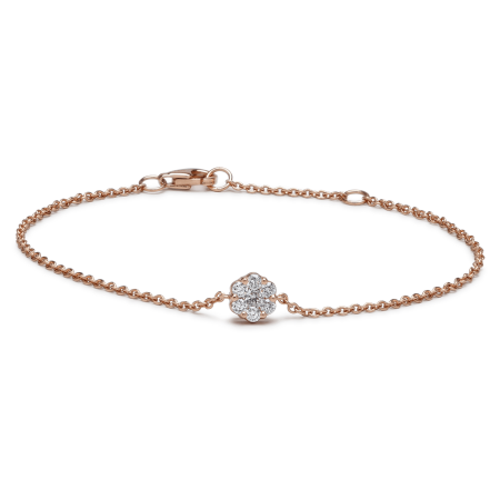 Diamond Blossom Bracelet in 18ct Rose Gold Diamond Blossom Bracelet in 18ct Rose Gold