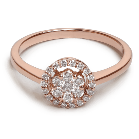 Rose Gold Diamond Ring Rose Gold Diamond Ring