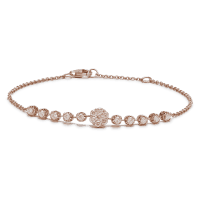 Diamond Bridal Grace Bracelet in 18ct Rose Gold Diamond Bridal Grace Bracelet in 18ct Rose Gold