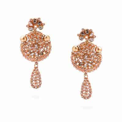 Anusha 22ct Uncut Polki Diamond Earrings