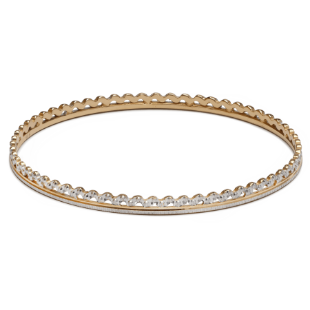 22ct Gold Bangle Rhodium Plated 22ct Gold Bangle Rhodium Plated