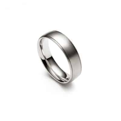 Twin Groove Christian Bauer Wedding Band Ring Twin Groove Christian Bauer Wedding Band Ring