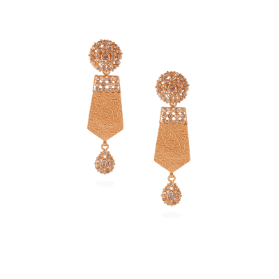 Anusha 22ct Uncut Polki Diamond Earrings