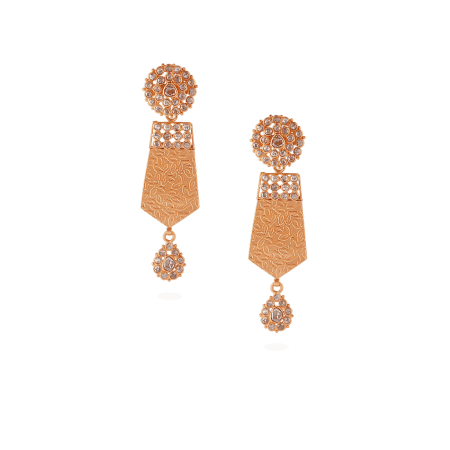 Anusha 22ct Uncut Polki Diamond Earrings Anusha 22ct Uncut Polki Diamond Earrings