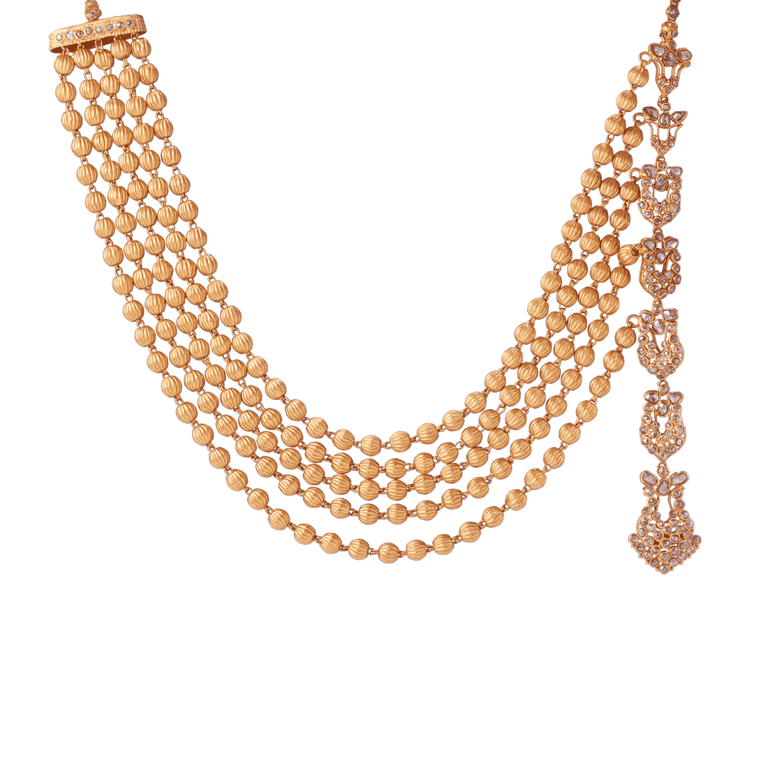 Anusha 22ct Uncut Polki Diamond Necklace