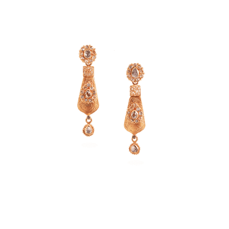 Anusha 22ct Uncut Polki Diamond Earrings Anusha 22ct Uncut Polki Diamond Earrings