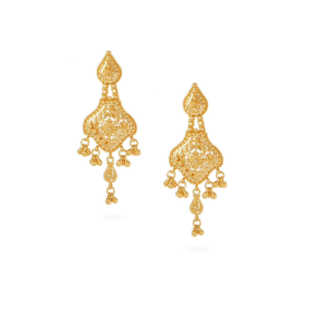 22 Ayar Altın Jali Telkari Küpe 22 Ayar Altın Jali Telkari Küpe