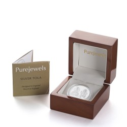 عملة تولا لاكشمي وجانيش الفضية عملة تولا لاكشمي وجانيش الفضية