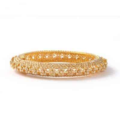22ct Gold Kada Bangle | Diya Collection | 2.5 | Heavyweight