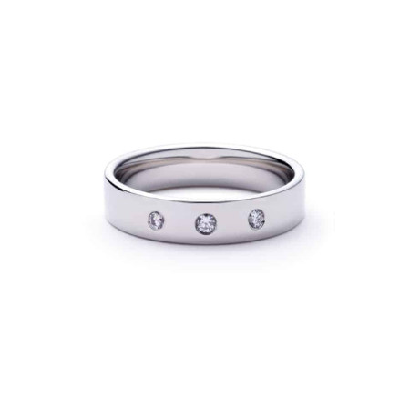 Brown & Newirth Platinum Trio Diamond Wedding Band Brown & Newirth Platinum Trio Diamond Wedding Band