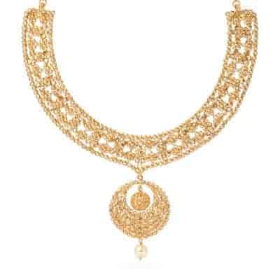 Diya 22ct Gold Uncut Polki Diamond Necklace