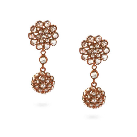 Diya 18ct Uncut Polki Diamond Earrings Diya 18ct Uncut Polki Diamond Earrings