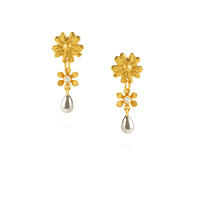 22ct Gold Daisy Earrings 22ct Gold Daisy Earrings