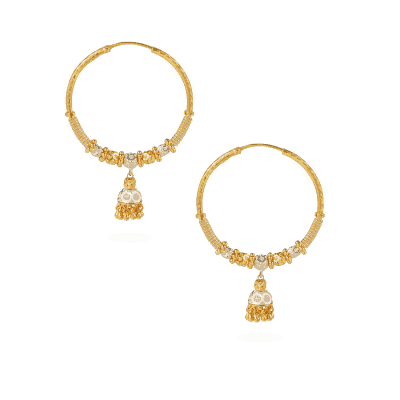 22ct Gold Bali Earrings 22ct Gold Bali Earrings