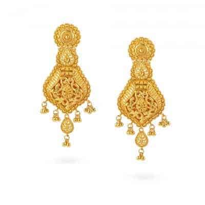 Jali 22ct Gold Filigree Earrings Jali 22ct Gold Filigree Earrings