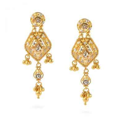 22 Carat Jali Filigree Earrings 22 Carat Jali Filigree Earrings