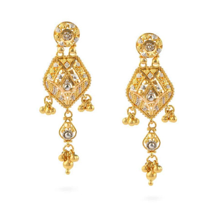 22 Carat Jali Filigree Earrings 22 Carat Jali Filigree Earrings