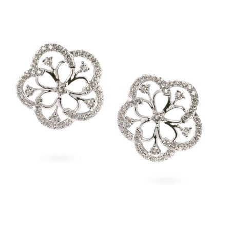 18ct Floweret Diamond Earring 18ct Floweret Diamond Earring