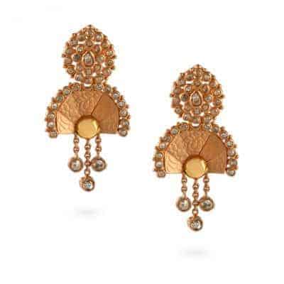 Anusha 22ct Uncut Polki Diamond Earrings Anusha 22ct Uncut Polki Diamond Earrings