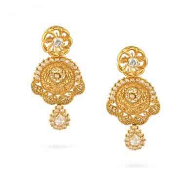 22ct Gold Heritage Polki Earrings