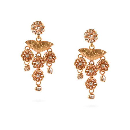 Anusha 22ct Uncut Polki Diamond Earrings Anusha 22ct Uncut Polki Diamond Earrings