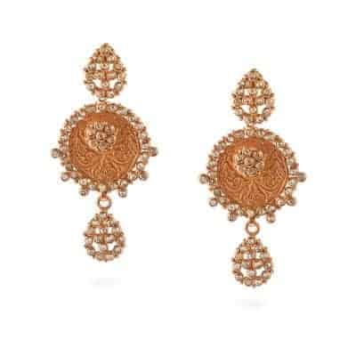 Diya 22ct Uncut Polki Diamond Earrings Diya 22ct Uncut Polki Diamond Earrings