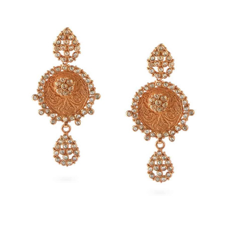 Diya 22ct Uncut Polki Diamond Earrings Diya 22ct Uncut Polki Diamond Earrings