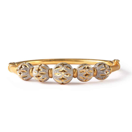 22ct Gold Sparkle Bangle 22ct Gold Sparkle Bangle
