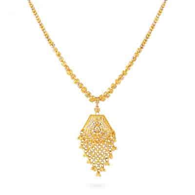 Jali 22ct Gold Filigree Necklace Jali 22ct Gold Filigree Necklace