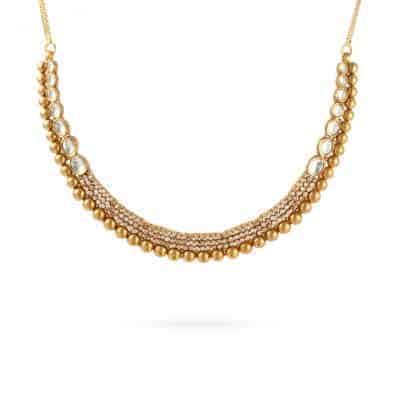22ct Gold Polki Stone Necklace 22ct Gold Polki Stone Necklace
