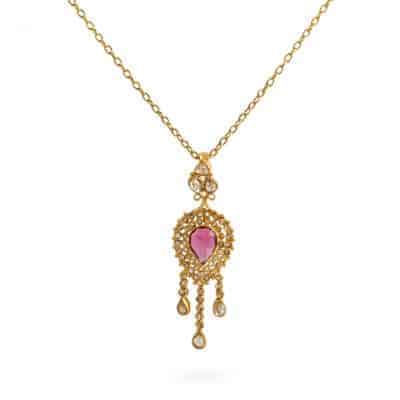 22ct Gold Polki Pendant 22ct Gold Polki Pendant
