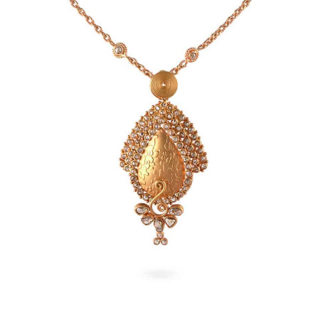 Anusha 22ct Uncut Polki Diamond Pendant and Chain Set Anusha 22ct Uncut Polki Diamond Pendant and Chain Set