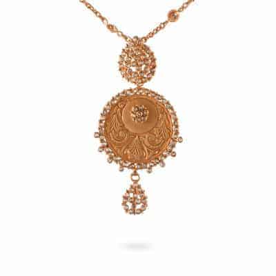 Diya 22k uncut Polki Diamond Necklace