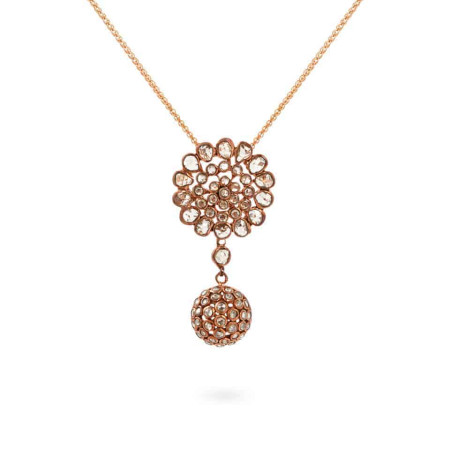 Diya 18ct Uncut Polki Diamond Pendant Diya 18ct Uncut Polki Diamond Pendant