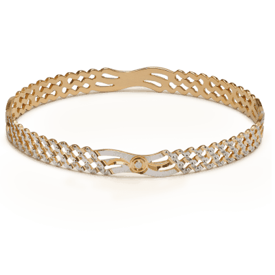 22ct Gold Rhodium Plated Bangle 22ct Gold Rhodium Plated Bangle
