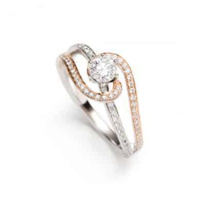 Swirl Diamond Ring Swirl Diamond Ring