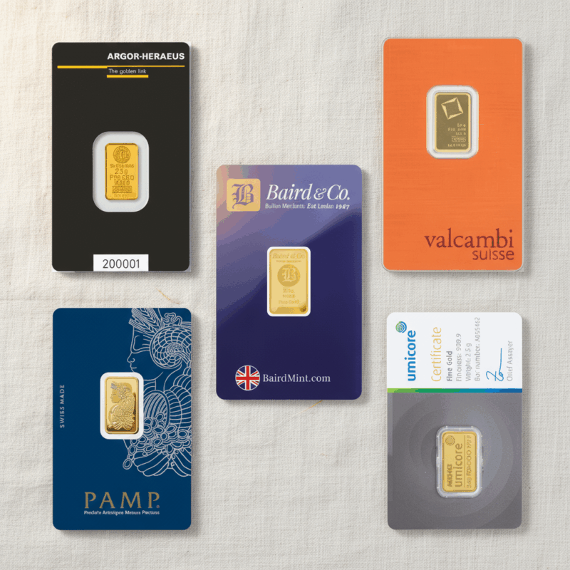 Baird & Co. Made Fine Gold Barren 2,5 Gramm