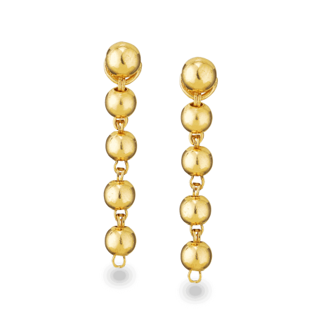 22ct Gold Bauble Earrings 22ct Gold Bauble Earrings