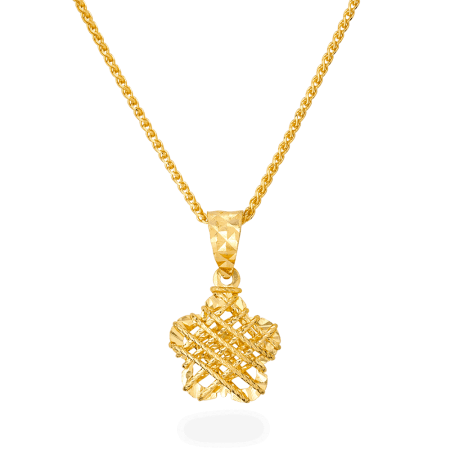 22ct Gold Lattice Design Pendant 22ct Gold Lattice Design Pendant