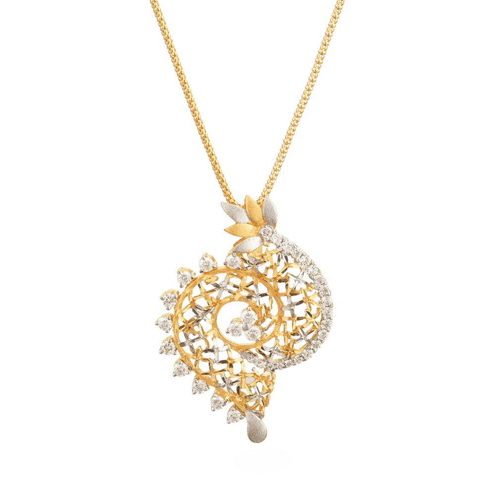 قلادة الزهور الذهبية عيار 22 قيراط قلادة الزهور الذهبية عيار 22 قيراط