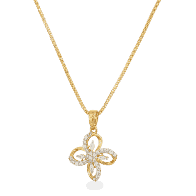 22ct Gold Floral Pendant 22ct Gold Floral Pendant