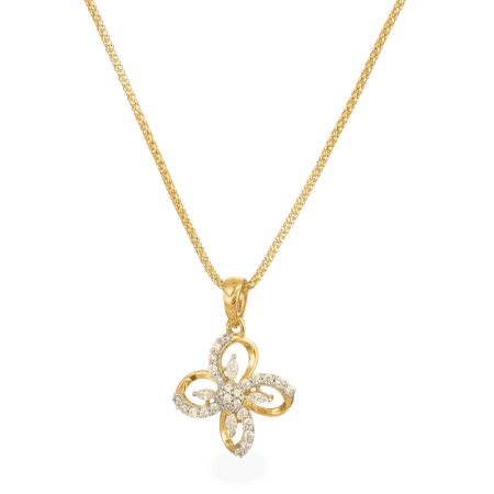 22ct Gold Floral Pendant 22ct Gold Floral Pendant