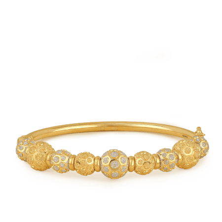 22ct Gold Dancing Ball Bangle 22ct Gold Dancing Ball Bangle