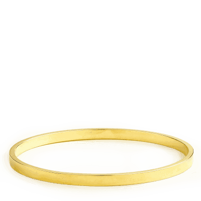 Polished 18ct Gold Bangle