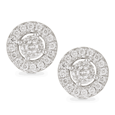 18ct Gold Diamond Earstuds