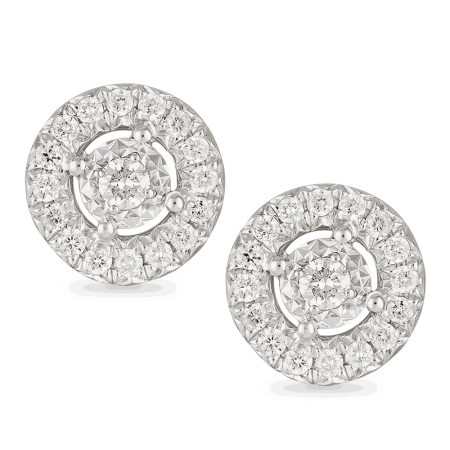 18ct Gold Diamond Earstuds 18ct Gold Diamond Earstuds