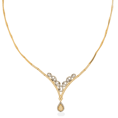 22ct Gold Floral Pendant