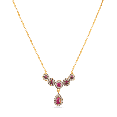 22ct Gold Teardrop Necklace 22ct Gold Teardrop Necklace